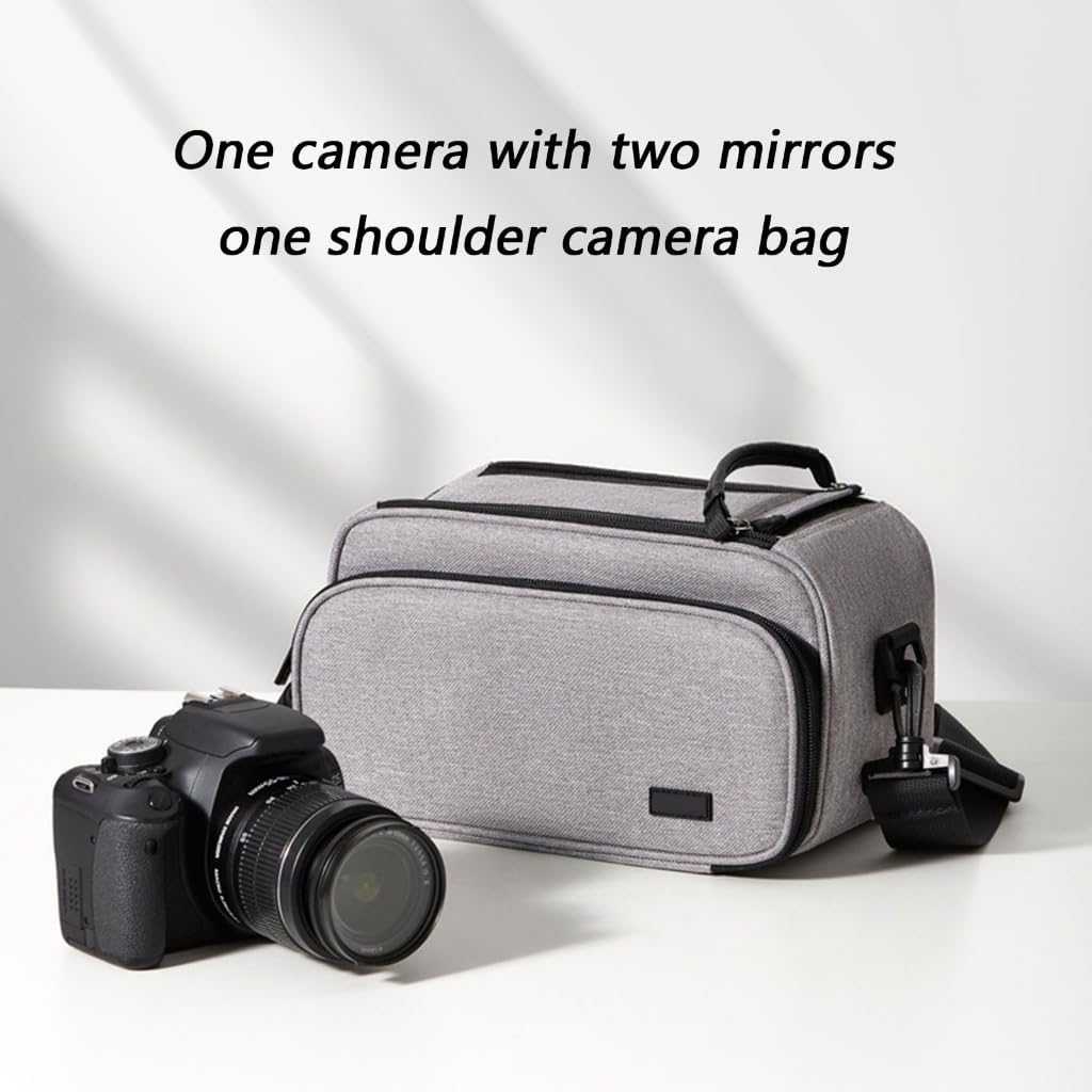 Multifunctional Shoulder Bag for DSLR Cameras Lens and Accessories Storage image 2