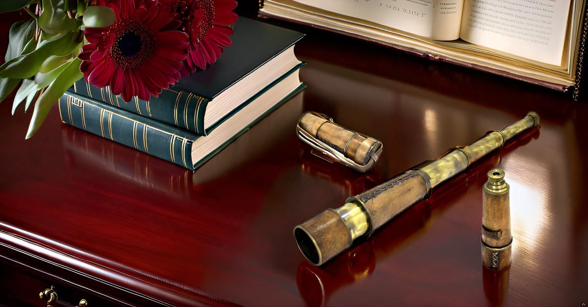 NauticalMart Brass Nautical Antique Telescope - 18 inches Long