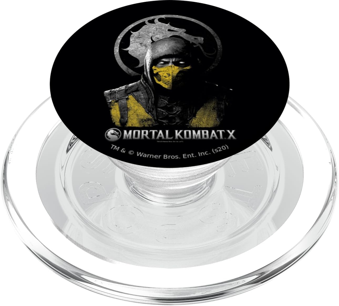 Mortal Kombat X Scorpion Bust PopSockets MagSafe PopGrip for iPhone