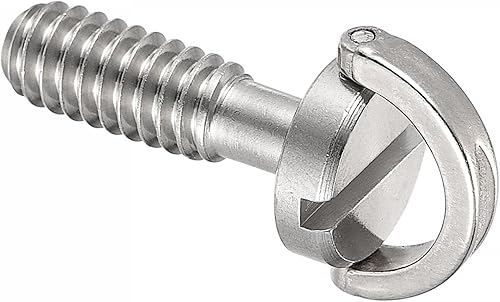 Miniatura 5 de uxcell Tornillo de trípode para cámara, adaptadores de tornillo de montaje macho de 14 pulgadas, ranurados de 0.79 pulgadas de longitud para soporte