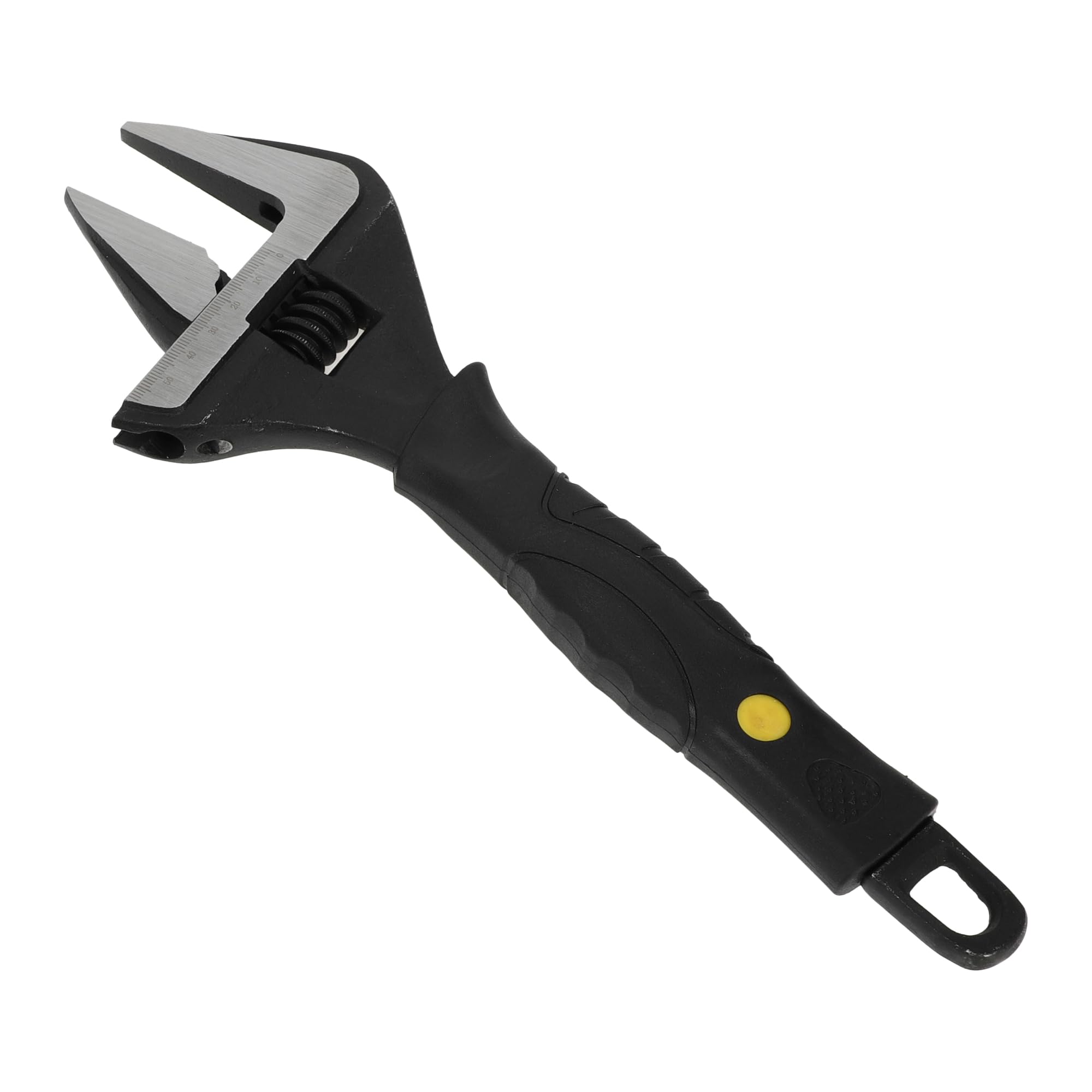Motoforti Adjustable Spanner Wide Jaw Opening Wrench Tool,12" Size,Steel,Black