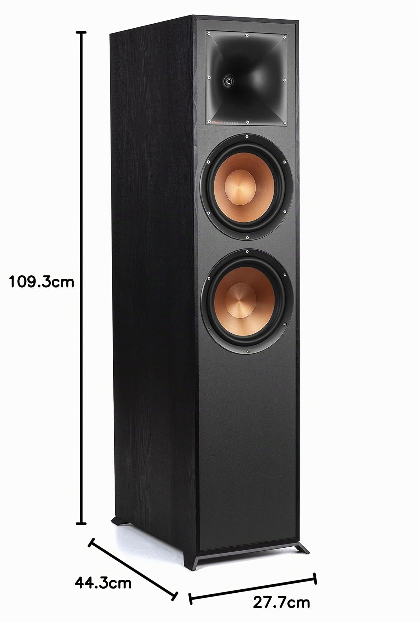 Klipsch R-820F - Altoparlante a pavimento, colore: Nero