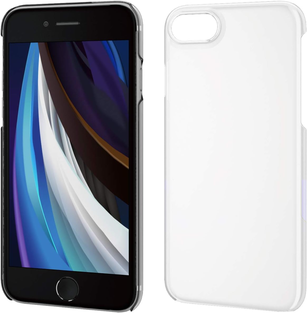 Amazon エレコム Iphone Se 第2世代 8 7 対応 ケース ハードケース 極薄 頑丈 極限まで薄さ 軽さを追求 約0 8mm設計 クリア Pm A19apvcr エレコム 家電 カメラ