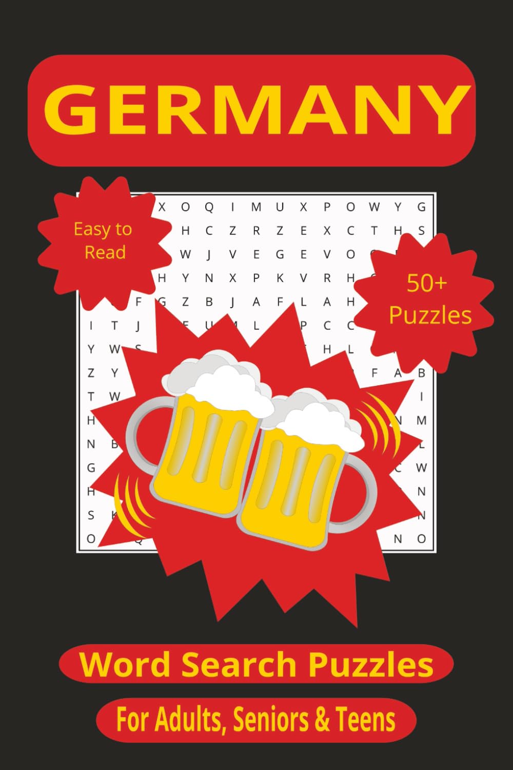 Germany Word Search Puzzle Book for Adults , Seniors & Teens - 55 Puzzles Celebrating German Culture, Landmarks & Traditions