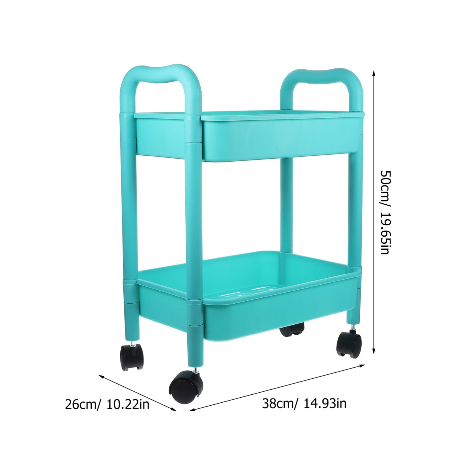Carrito De Almacenamiento Rodante De Organizador Móvil Para Cocina y Baño Carro Auxiliar Espacioso y Práctico