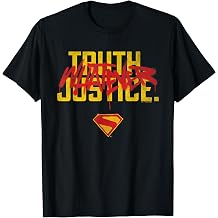 Supergirl 2026 Truth Justice Whatever Graffiti T-Shirt