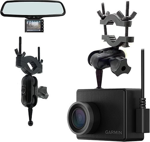 Miniatura 3 de AccessoryBasics - Kit de montaje para espejo retrovisor de coche para Garmin Dash Cam Mini 2 45 46 47 55 56 57 65 66 67 tándem  altavoz Plus Dashcam