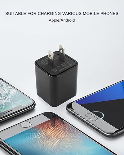 Miniatura 6 de Cargador USB de cámara oculta, cargador de pared pequeño, cámaras de seguridad ocultas con detección de movimiento, grabación en bucle, mini cámara
