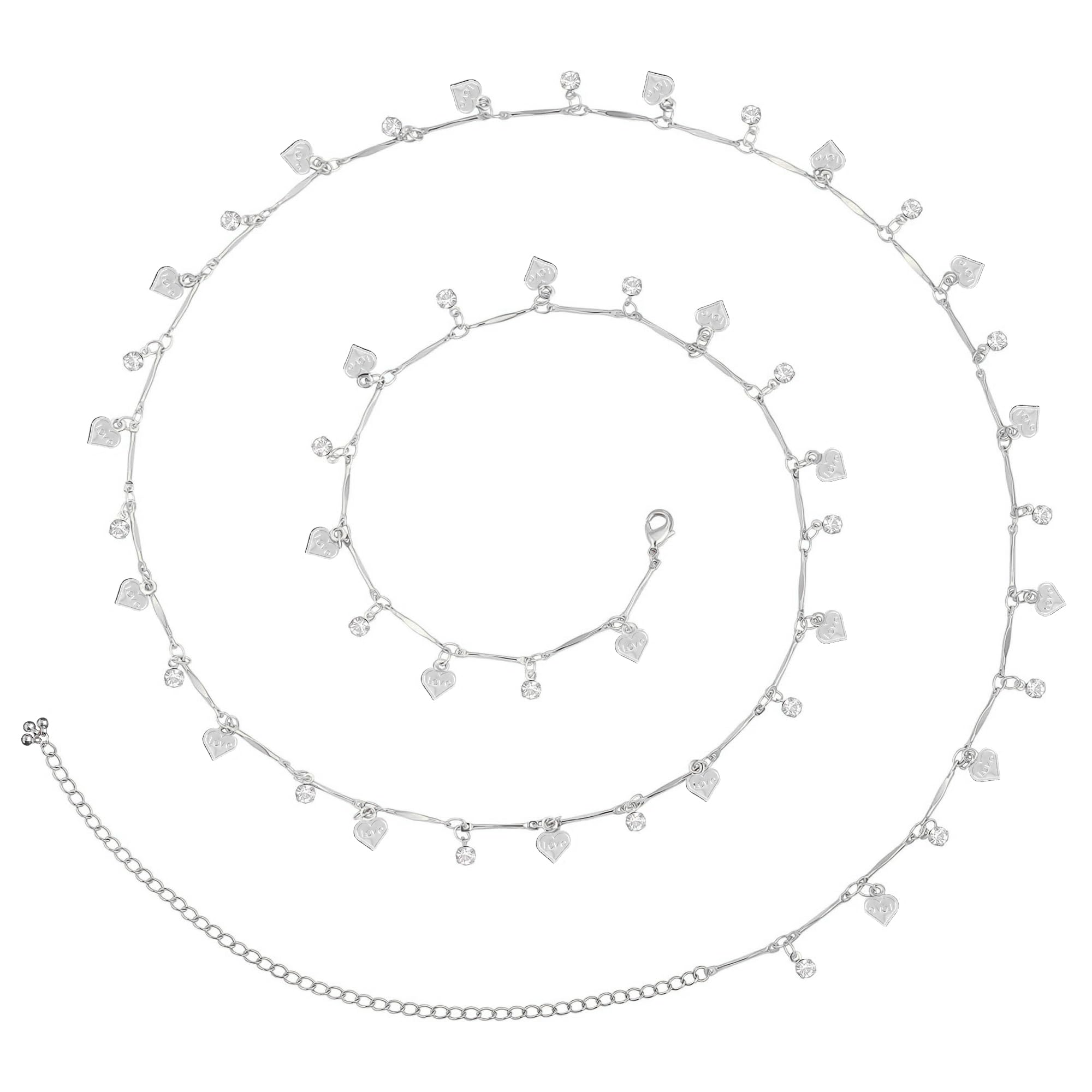 See full amazon price history chart for VAMA FASHIONS Heart Love Waist Belt Hip belly Body Chain karddhani Kamar bandh Saree Vaddanam Kamarband for women (Silver Heart Love Waist Chain) VAMA FASHIONS Heart Love Waist Belt Hip belly Body Chain karddhani Kamar bandh Saree Vaddanam Kamarband for women (Silver Heart Love Waist Chain) (B0CVS5V9W7) Amazon Price History, Amazon Price Tracker