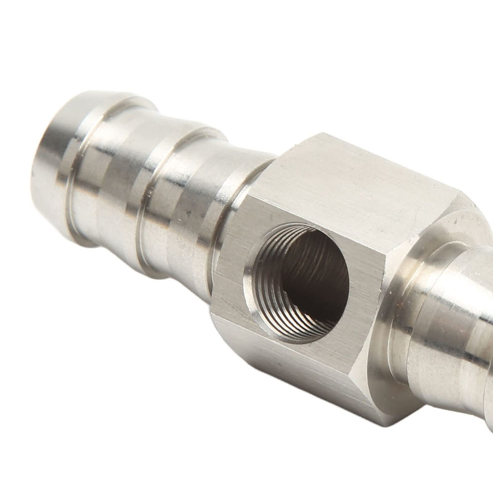 Raccordo a T per Manometro Tubo Carburante, Adattatore per Raccordo a T per Carburante Installazione Semplice Acciaio Inossidabile 304 per Refrigerante per Cambi (1/2 poll)