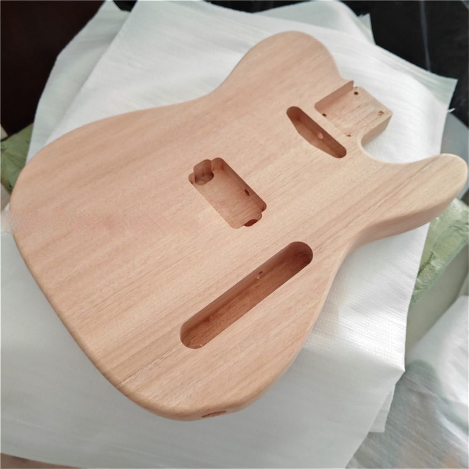 Zestaw Gitarowy Gitara Elektryczna Split Korpus Mahoniowy Uniwersalna
