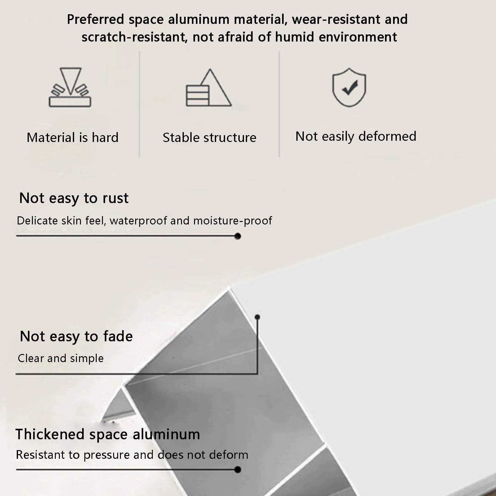 Inteligentna szafka łazienkowa ze stopu aluminium z lustrem LED, naścienna, inteligentne odmgławianie, lustro kosmetyczne HD z otworem do przechowywania i bibułki, niezbędne akcesoria kosmetyczne