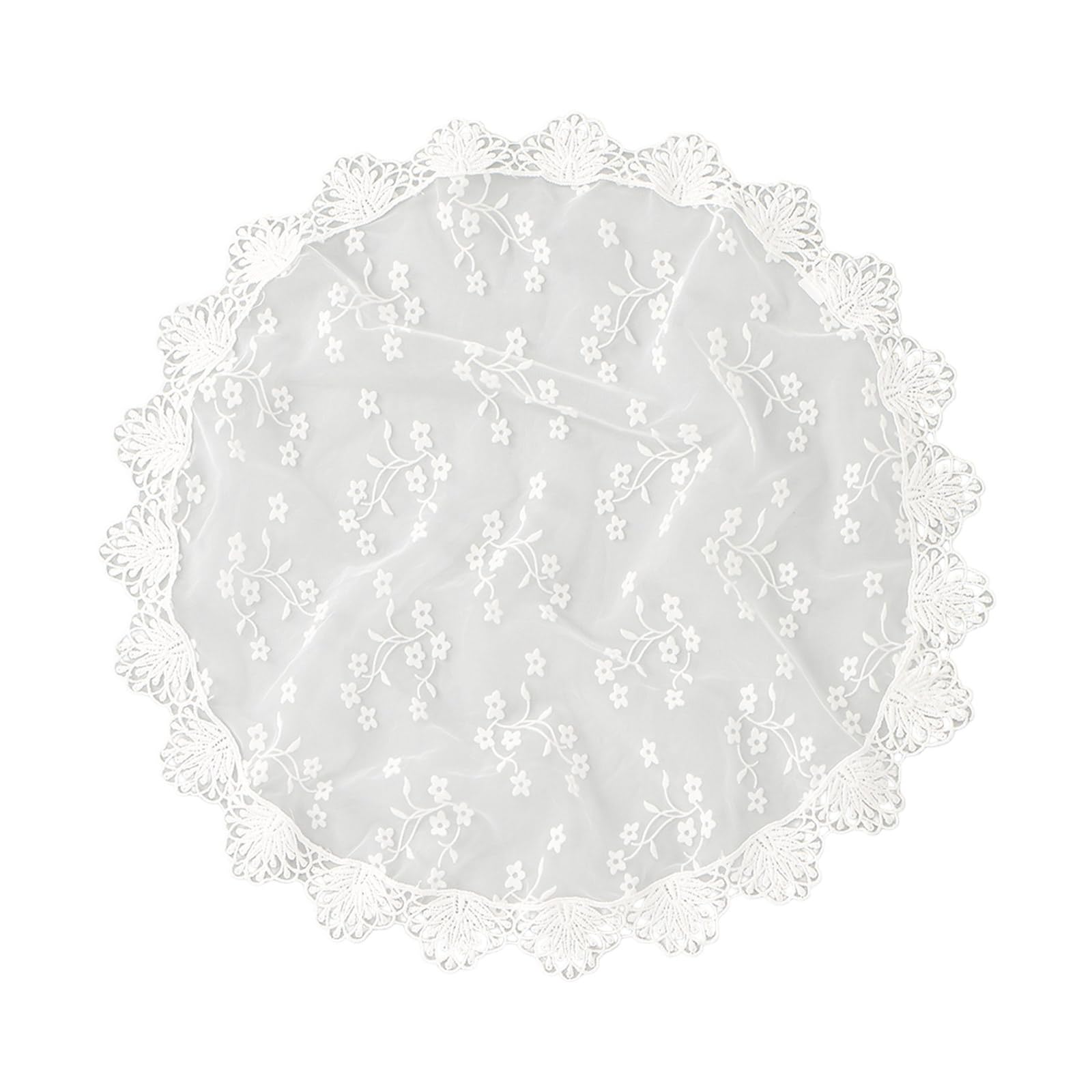 MICFENY Fold Resistant Round Wedding Curtain Low Maintenance Polyester Headpiece For Everyday Use Otherwise Formal Instances