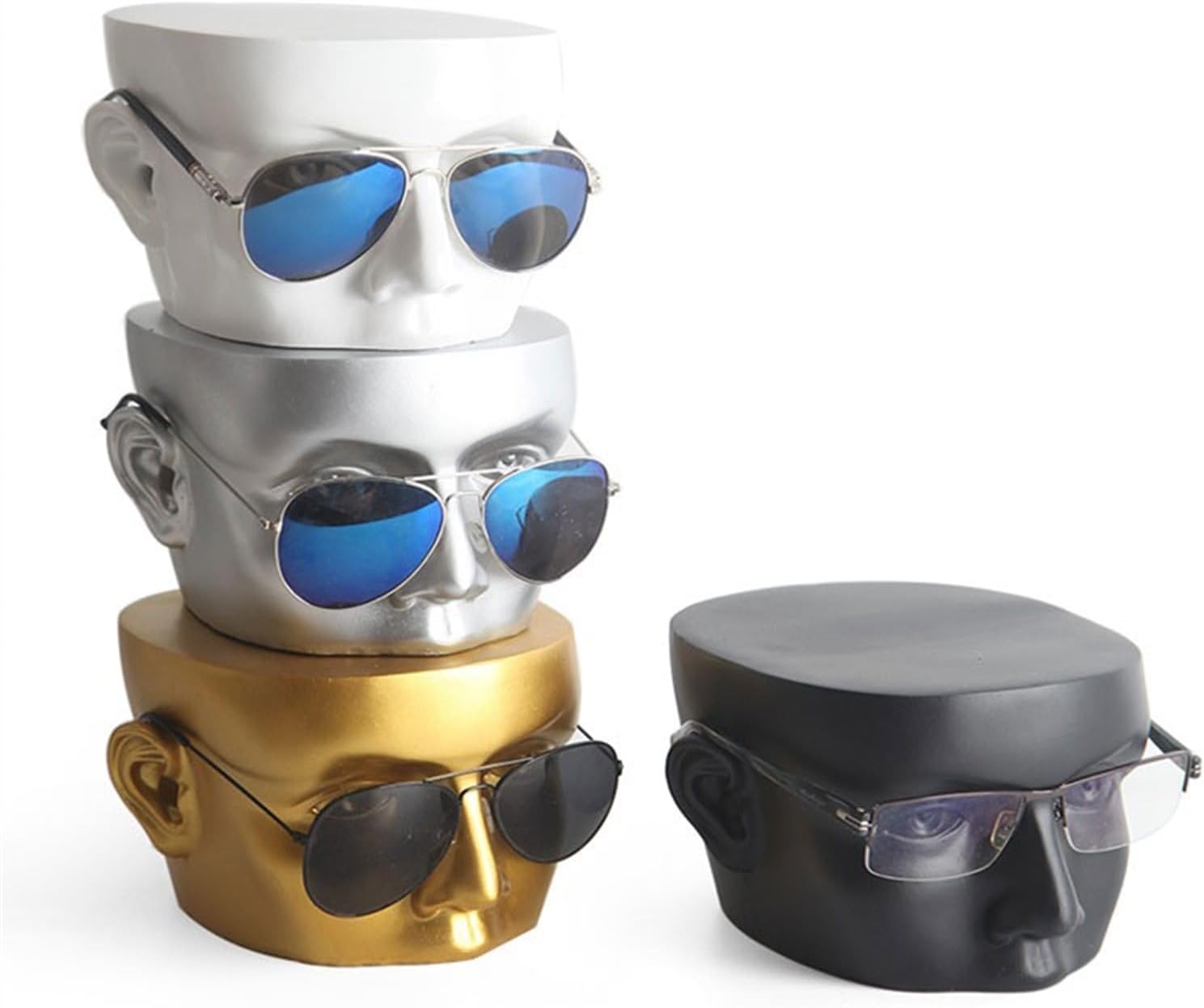 S.H.Figuarts ドラゴンボール 孫悟空 ベジータ ヘッドパーツセット WAOCEO] メガネスタンド 樹脂眼鏡ヘッドモールドサングラス