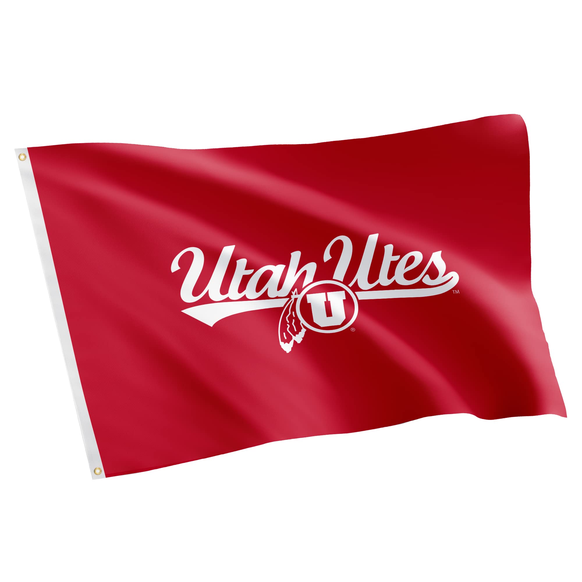 University Of Utah NCAA Flag - 3x5 Feet, 100% Polyester, Single-Sided, Officially Licensed