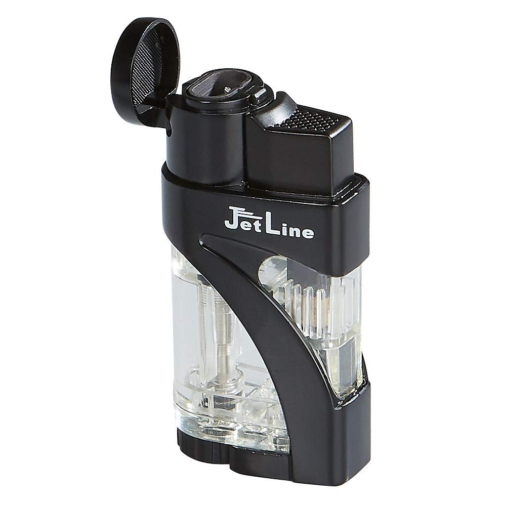 Jetline Phantom Dual Flame Single Action Torch Lighter (Black) … (Gunmetal)