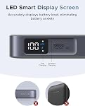 UGREEN MagFlow Qi2.2 25W 10000mAh Batterie Pack Power Bank avec MagSafe, Charge sans fil magnétique par câble intégré, 30W USB-C Chargement rapide, Chargeur Portable Compatible avec iPhone 17/16 Pro Max/15/14