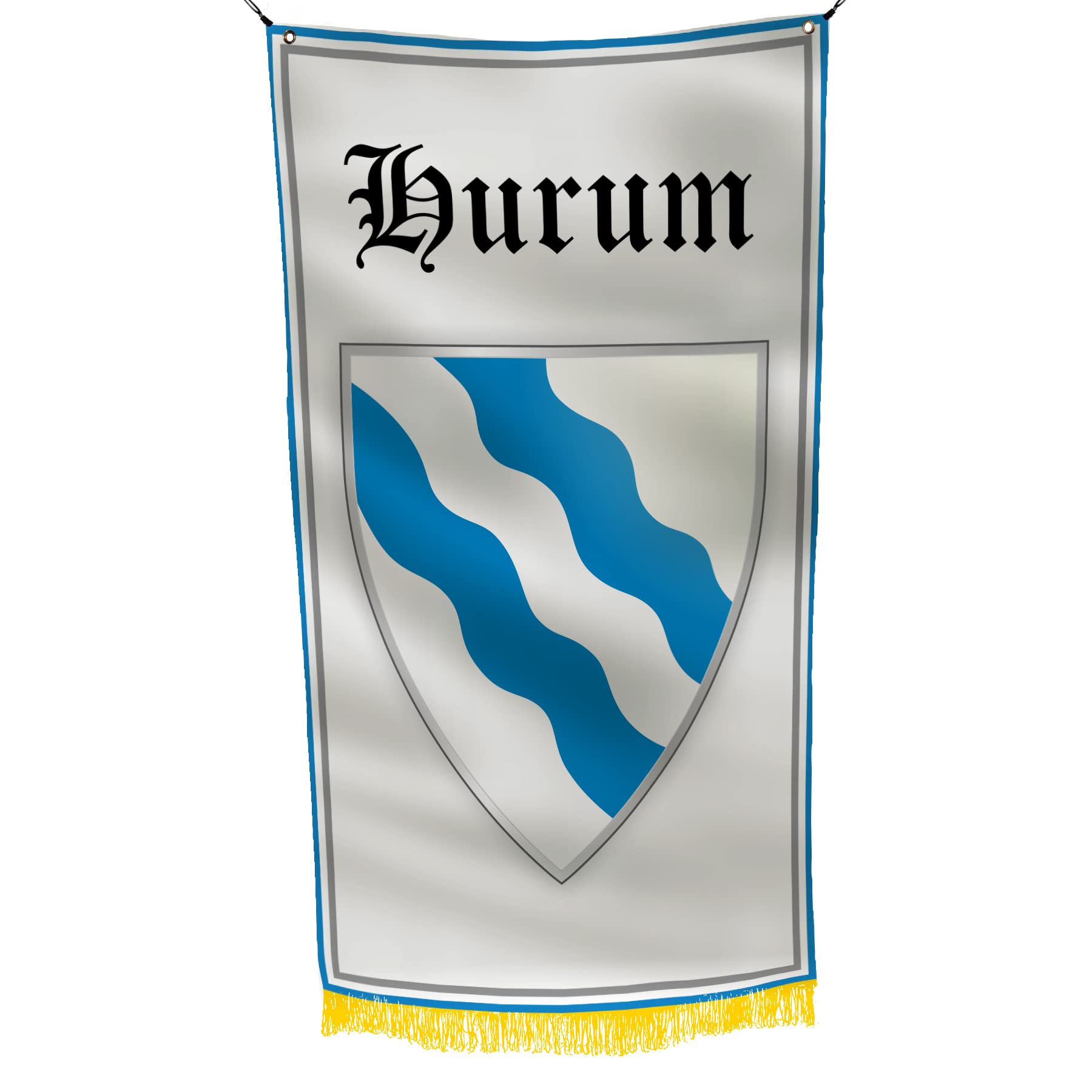 Norway Buskerud Hurum 3x5 feet Flag Banner Vivid Color Double Stitched Brass Grommets (Hurum)