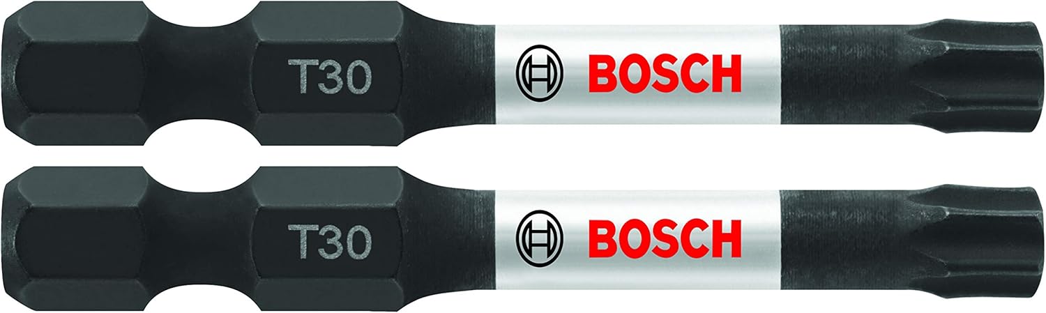 BOSCH ITT30202 2-Pack 2 In. Torx #30 Impact Tough Screwdriving Power Bits