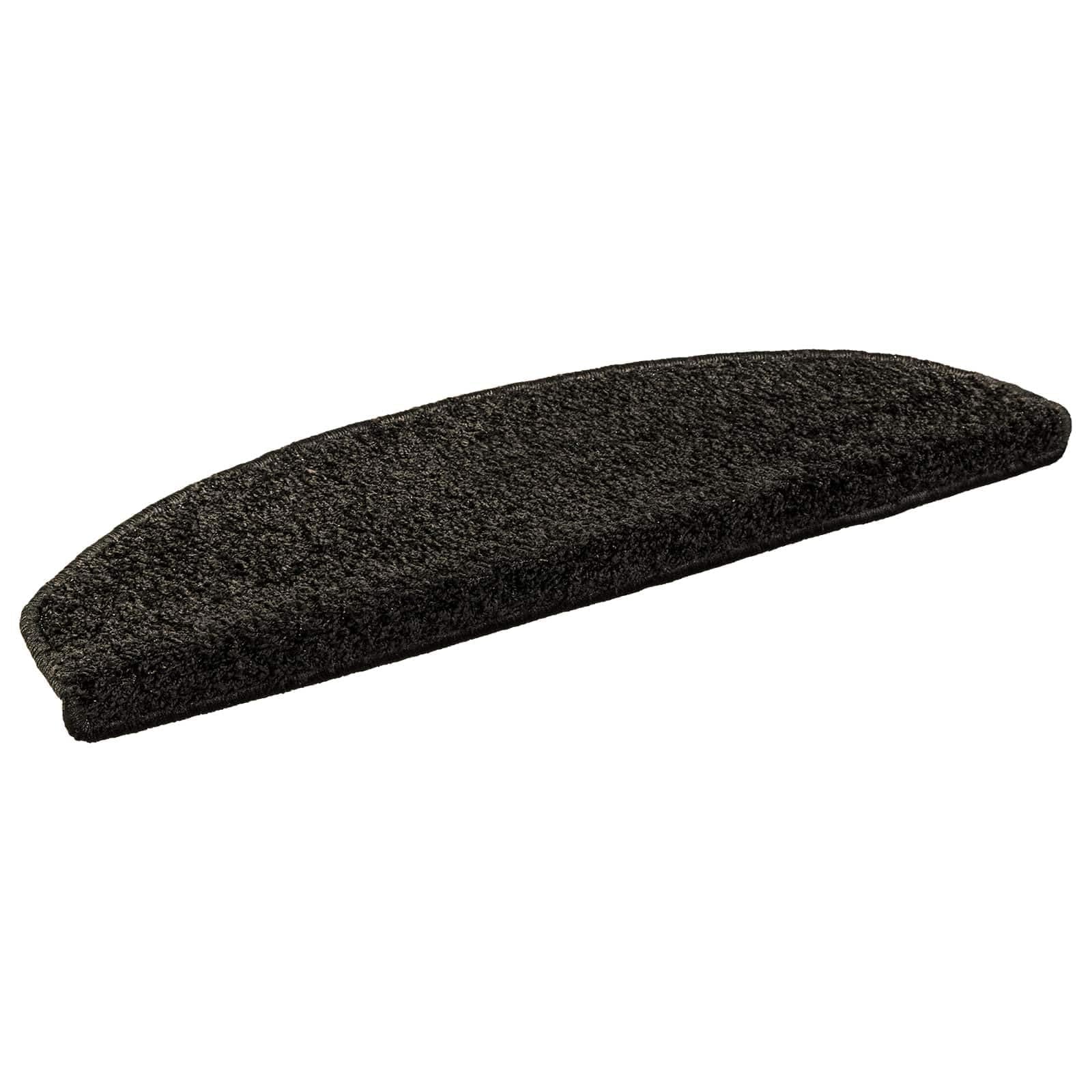Lot de 15 tapis d'escalier autocollants en feutre anthracite