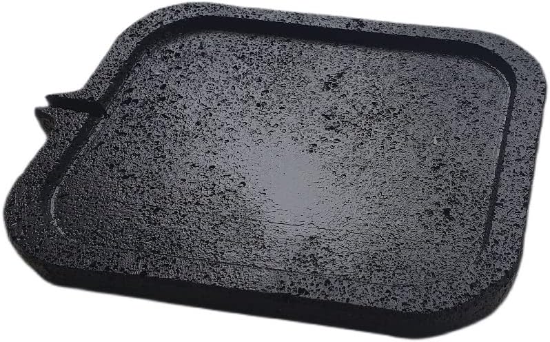 Miniatura 1 de Sartén de barbacoa volcánica portátil al aire libre, bandeja para hornear de roca volcánica para estufas al aire libre, estufas de gas, sartén