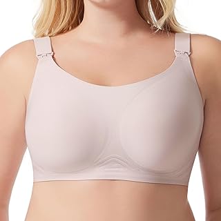 2025 - Ligero, color sólido, delgado, correa de hombro ajustable para mujer, sujetador de lactancia materna flácido, kilo efectivo