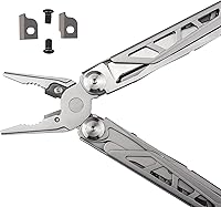 Vista 3 de GODWHIP, Multiherramienta, multiherramienta para hombres, multiherramientas de 17 herramientas, alicates multiherramienta, alicates de acero