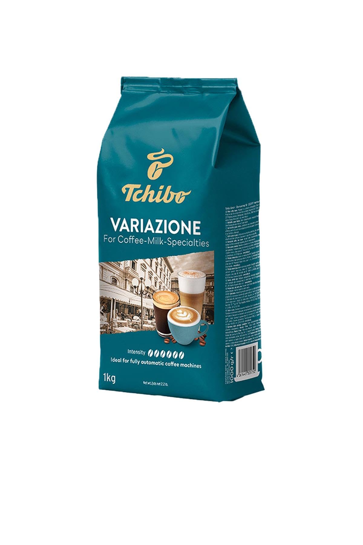 Tchibo Variazione Café en Grano Premium para Especialidades con Leche, Mezcla Brasil y Vietnam, Intensidad 6/6, 1 kg