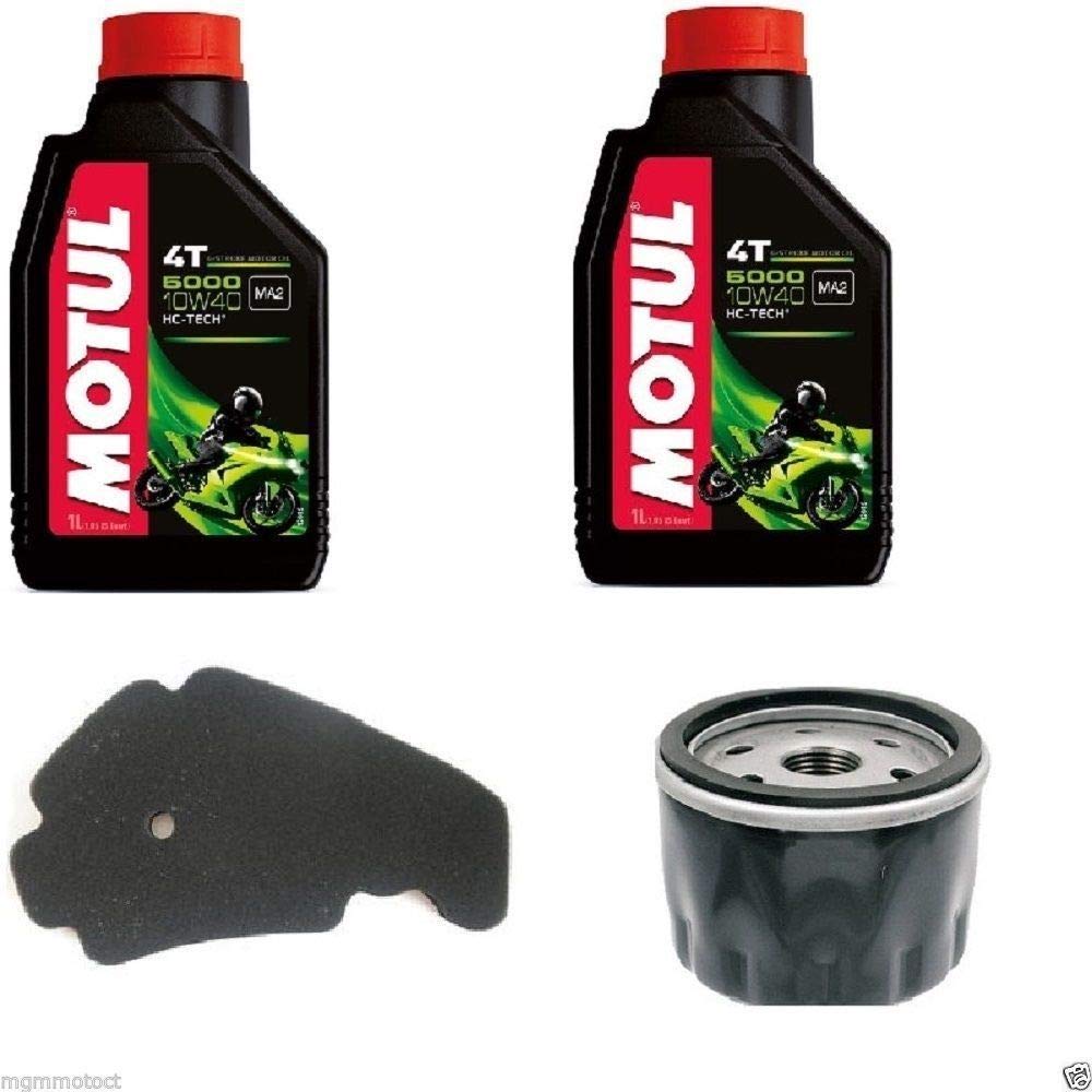 MGM - Kit de revisión para Piaggio Beverly 500 - Aceite Motul - Filtro de aire y filtro de aceite