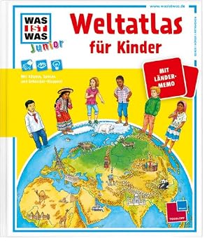 Hardcover WAS IST WAS Junior Weltatlas für Kinder [German] Book