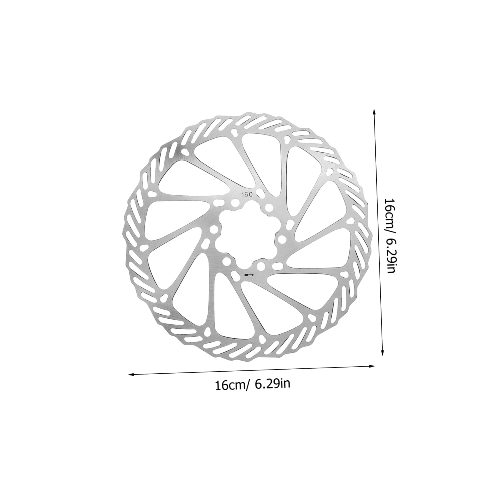 NAMOARLY Metal Cycling Brake Disc for Mountain Bike Portable Replacement Brake Parts with Screws Sturdy Disc Brake Rotor for Enhanced Performance