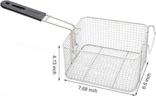 Miniatura 5 de Xriziray Freidora eléctrica de 5000 W 12 L con 2 cestas de doble tanque freidora eléctrica profesional de mesa restaurante cocina freidora