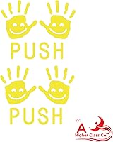 Vista 3 de A Higher Class Co. Push Hands - Accesorio sensorial para el camino del aula, para paredes o suelos escolares (2 juegos) (azul)