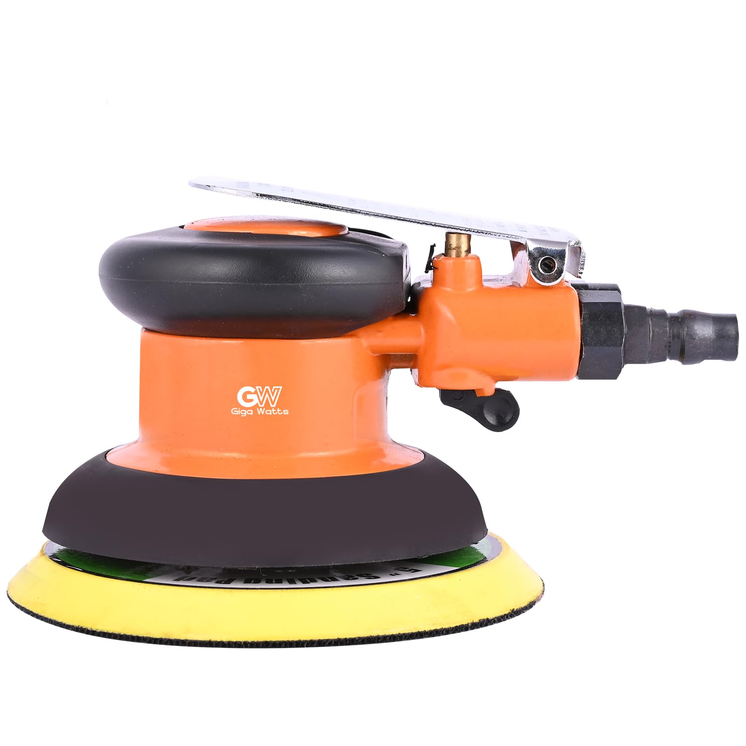 GIGAWATTS AT24 5” DIY Air Sander 90 PSI Dry Wall Handheld Palm Polisher