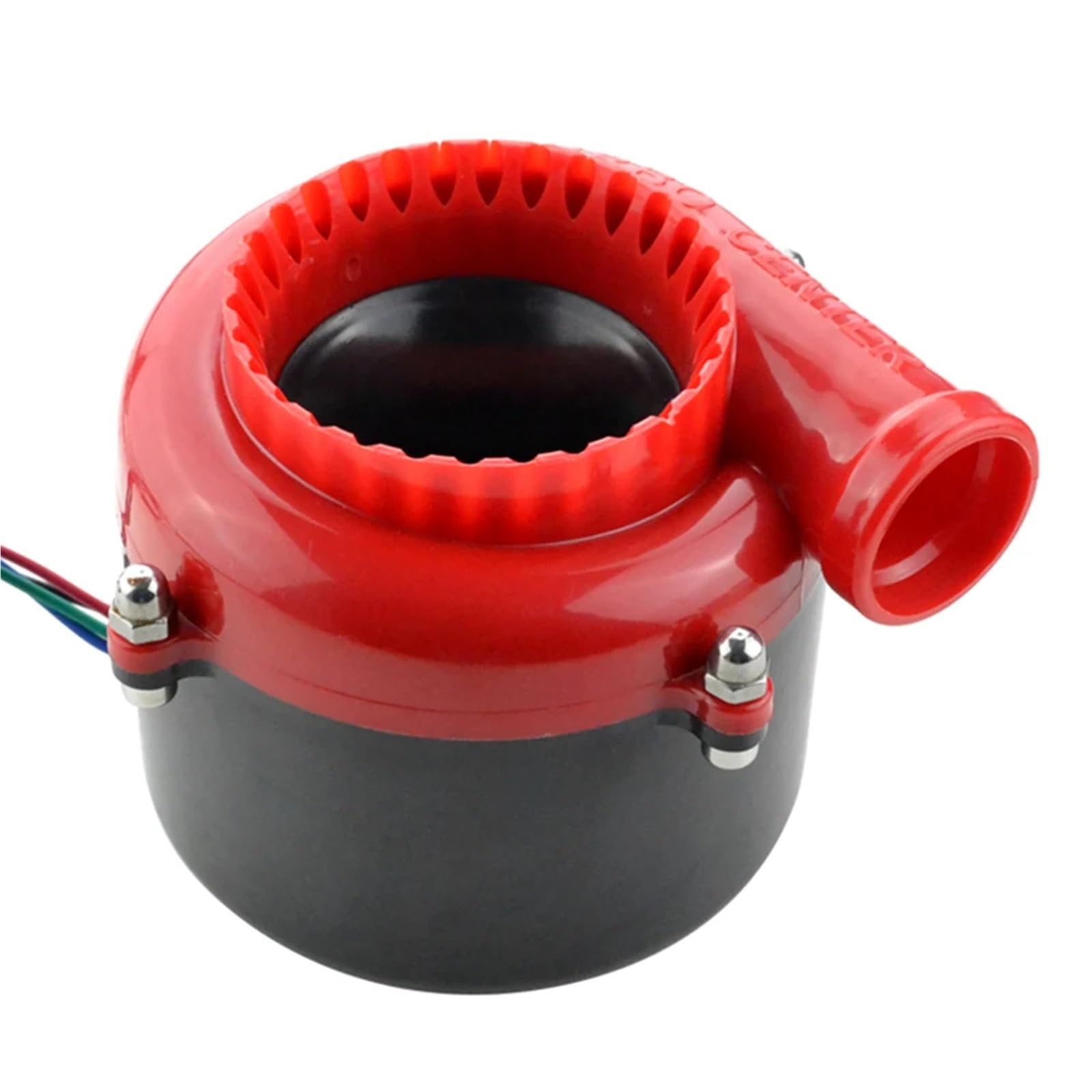 silnik turbo Uniwersalny Samochód Fake Dump Elektroniczny Turbo Blow Off Hooter Valve Analog Sound BOV Elektroniczny Zawór Bezpieczeństwa Czerwony Turbo Turbocharger turbine