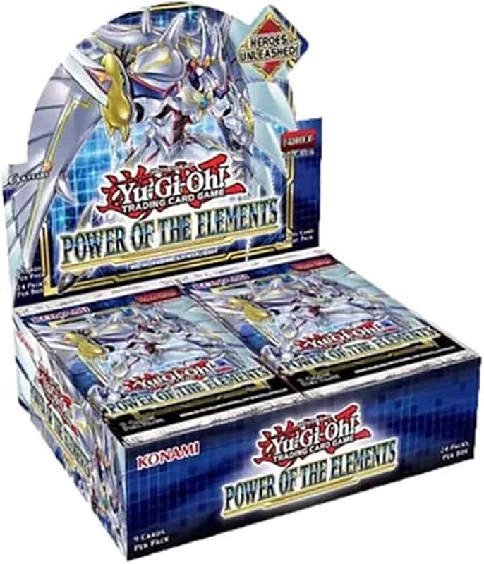 YuGiOh Trading Card Game Power of the Elements Booster Box [Ilimitado]
