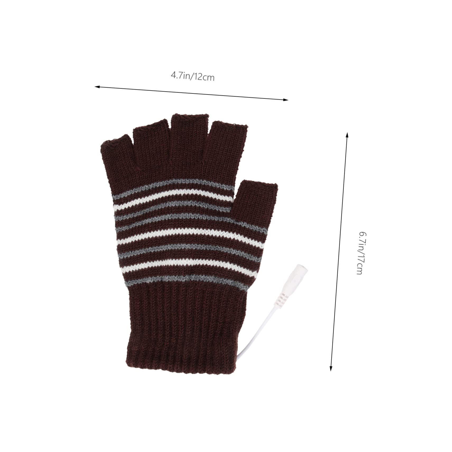 Gogogmee Adjustable Heating Mitts Windproof Warm Gloves Thermal Gloves for Outdoor Activities