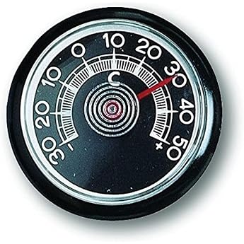 TFA Dostmann Analogue Thermometer Temperature Control Ideal for Car/Office/Basement L 46 x W 46 x H 9mm