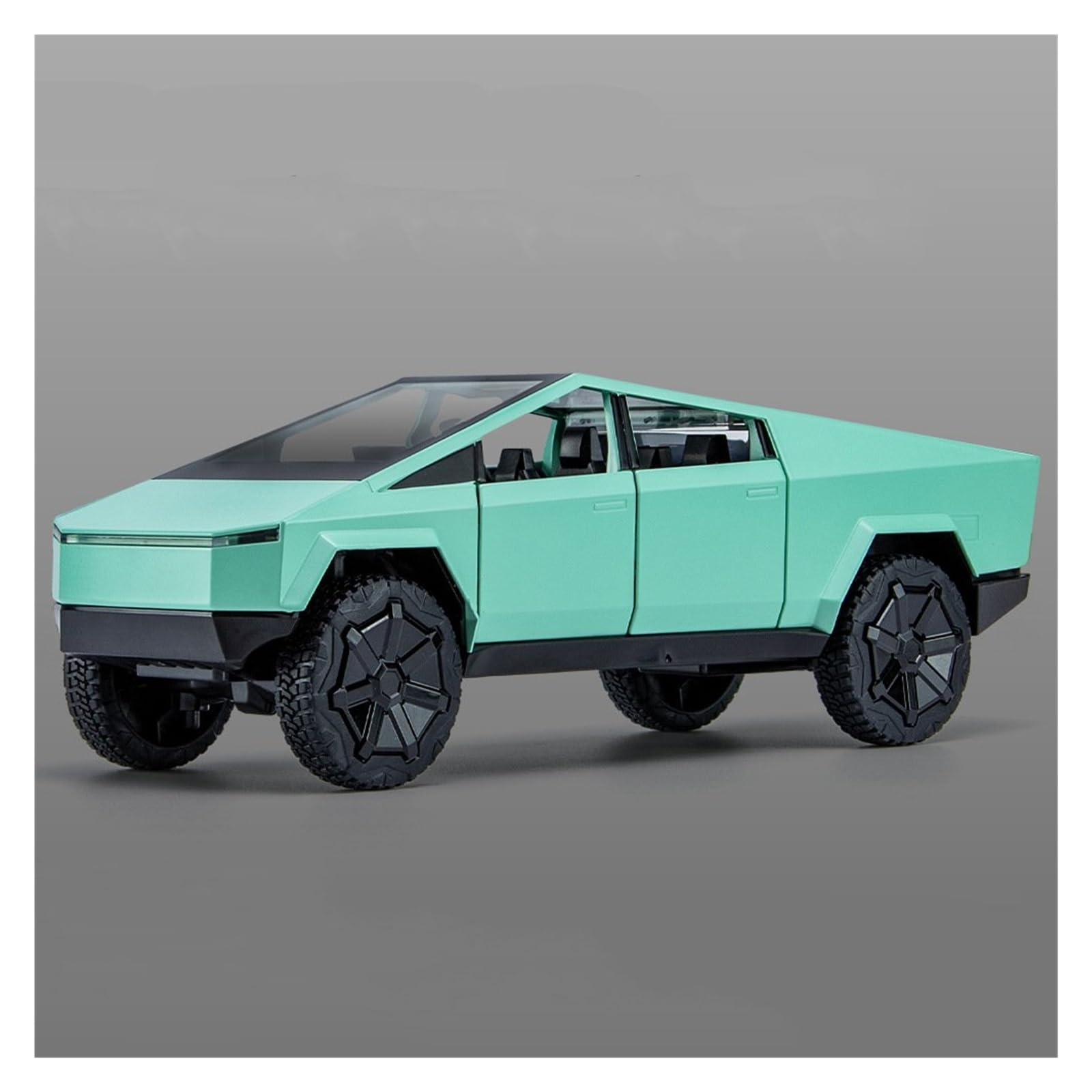 BANKOTO Diecast Car 1:24 For Tesla For Cybertruck Alloy Die Casting Model Car Ornaments Collectible(Green)