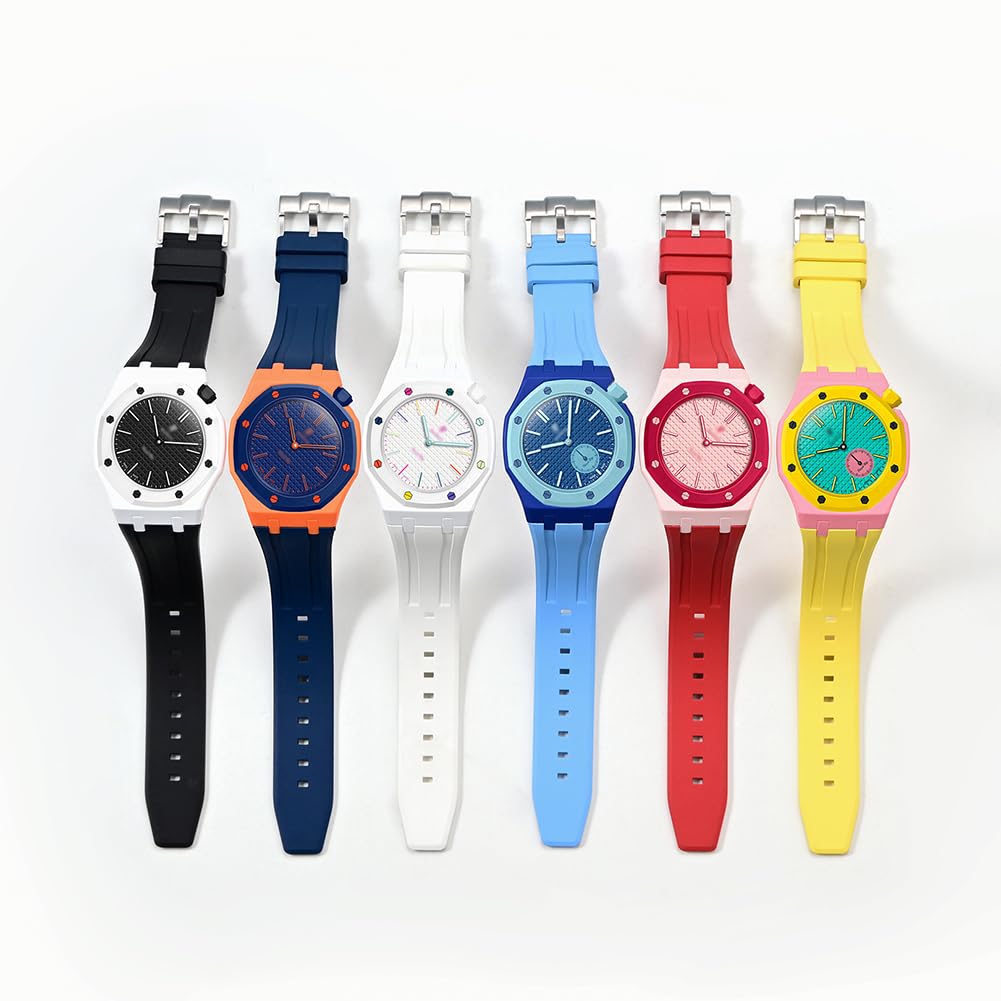 Bioceramic Gumowa obudowa i pasek do zegarka AP x Swatch Royal Pop - zamieniając zegarek kieszonkowy w zegarek na rękę