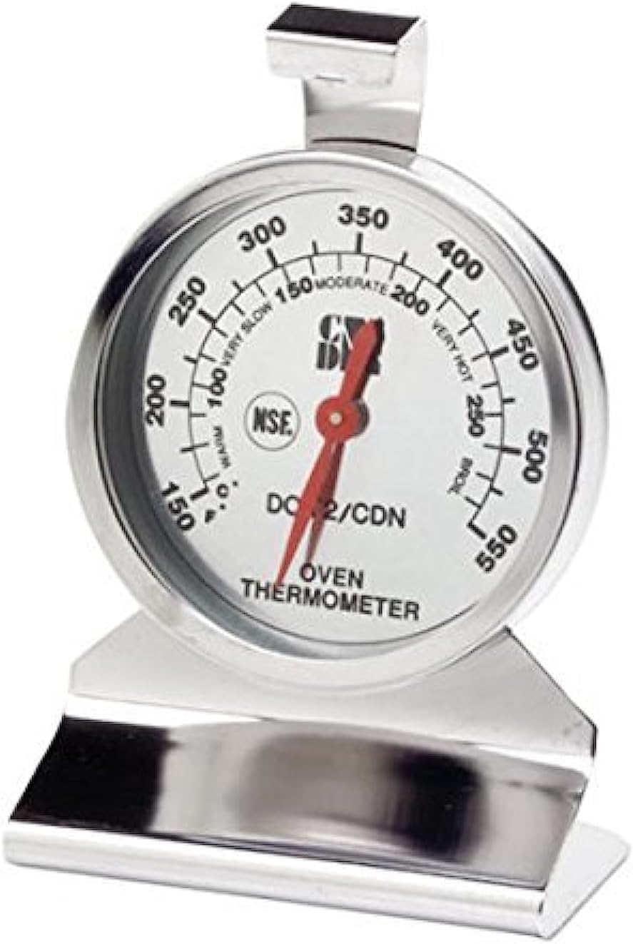 DOT2 ProAccurate Oven Thermometer, The Best Oven Thermometer for Instant Read in Food Cooking. Stainless Steel For Monitoring Oven Temperatures. Large Dial. NSF Certified.