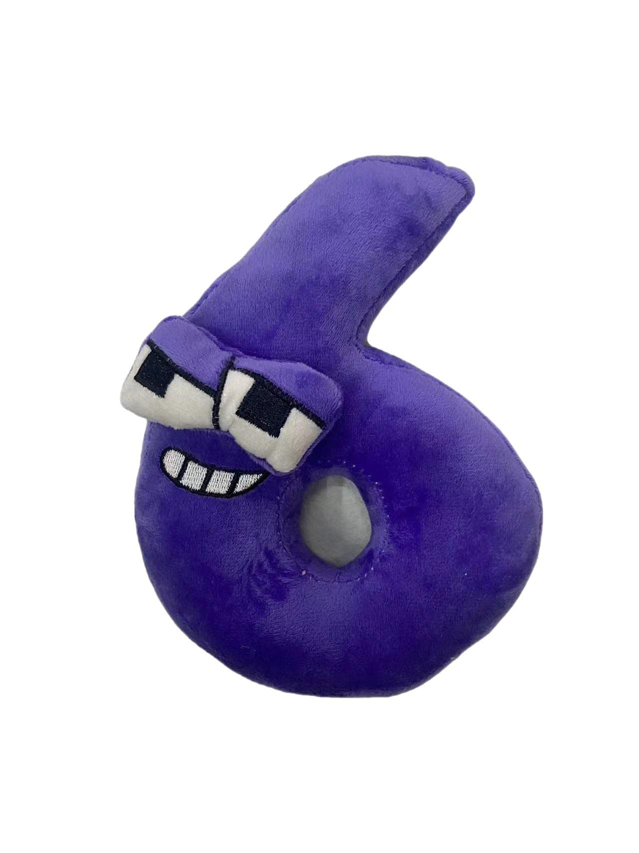 FLYKEE Alphabet Lore plush,20cm/7.87in Digital series plush pillow doll for children's enlightenment education,Halloween Christmas Birthday Choice For Boys Girls(6)