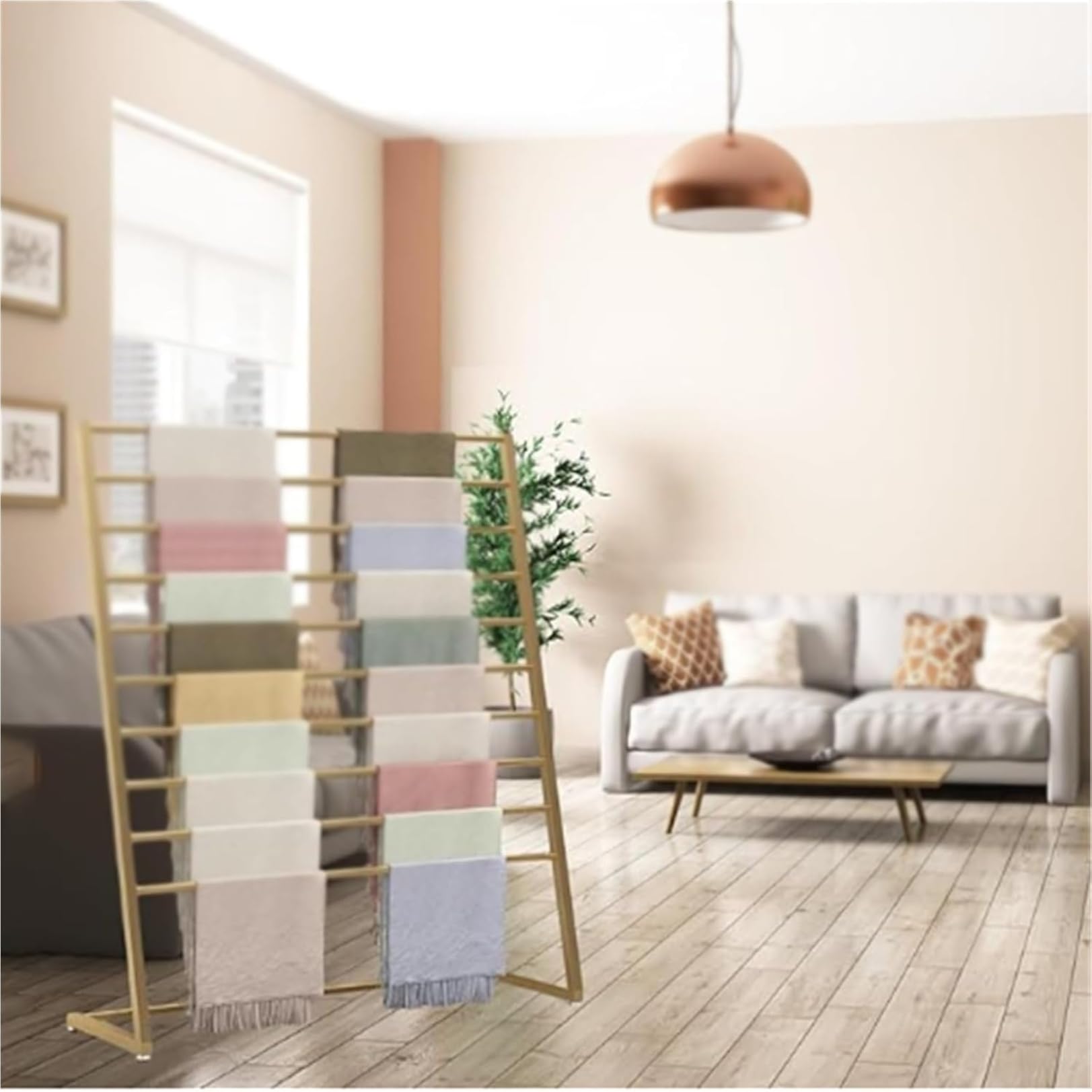 Espositore per sciarpe, organizer a 10 livelli per sciarpe, cravatte, cinture, asciugamani, pantaloni, organizer salvaspazio per armadio per la casa