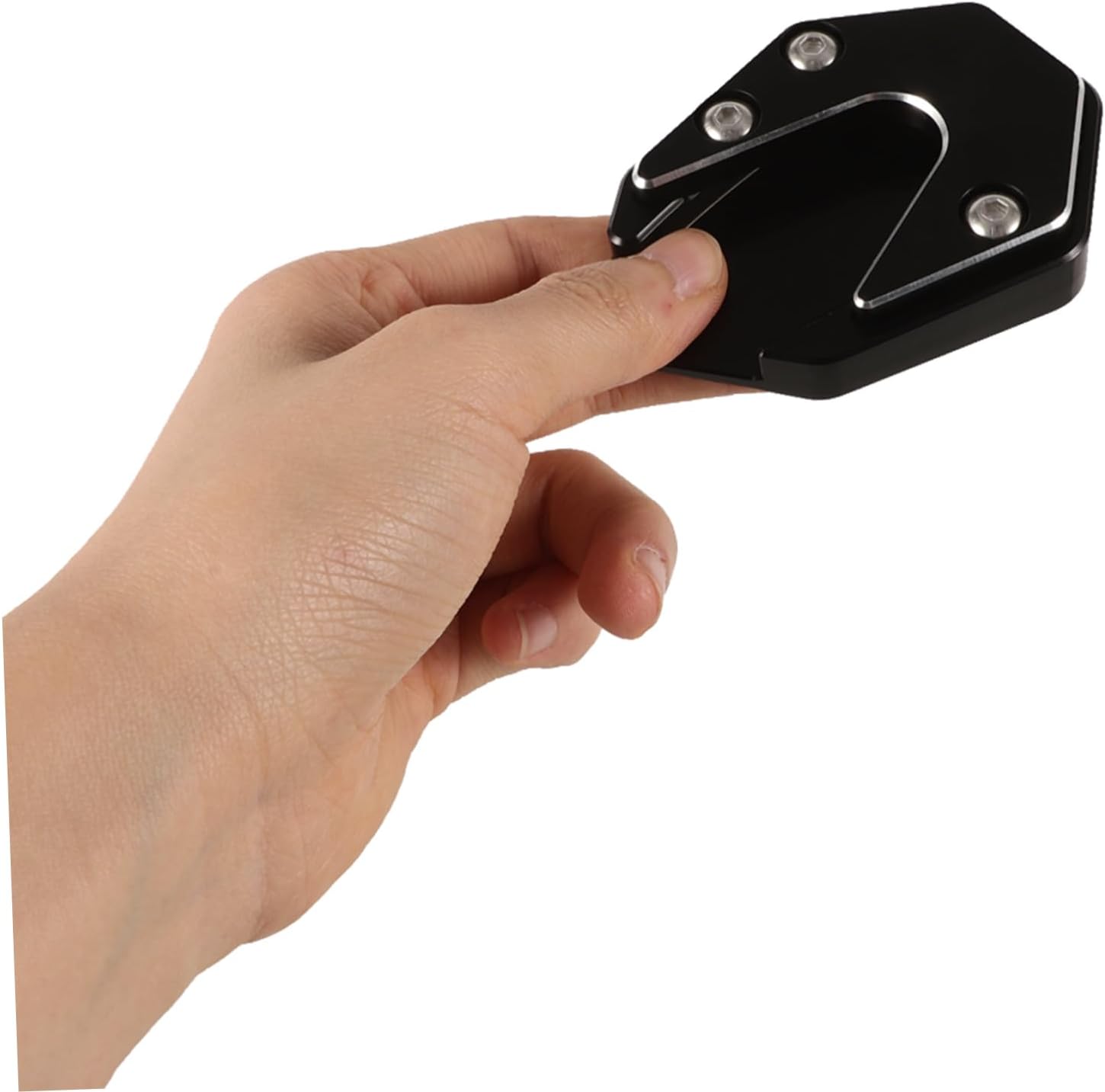 CHILDWEET Motorbike Kickstand Plate Non- Motorcycle Side Stand Support Pad for Enhanced Stability and Safety Easy Installation Compatible