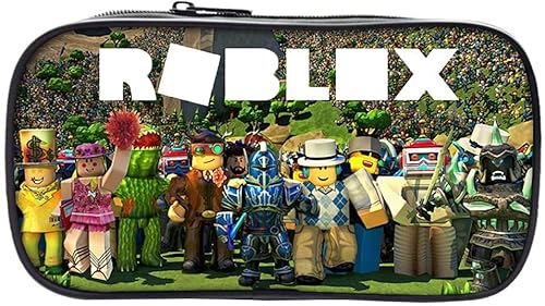 Game Roblox Étui à Crayons, JPYH Étui à Crayons de Jeu Grande Capacité Organisateur de Papeterie Étuis à Crayons pour Étudiants Garçons Filles Cover