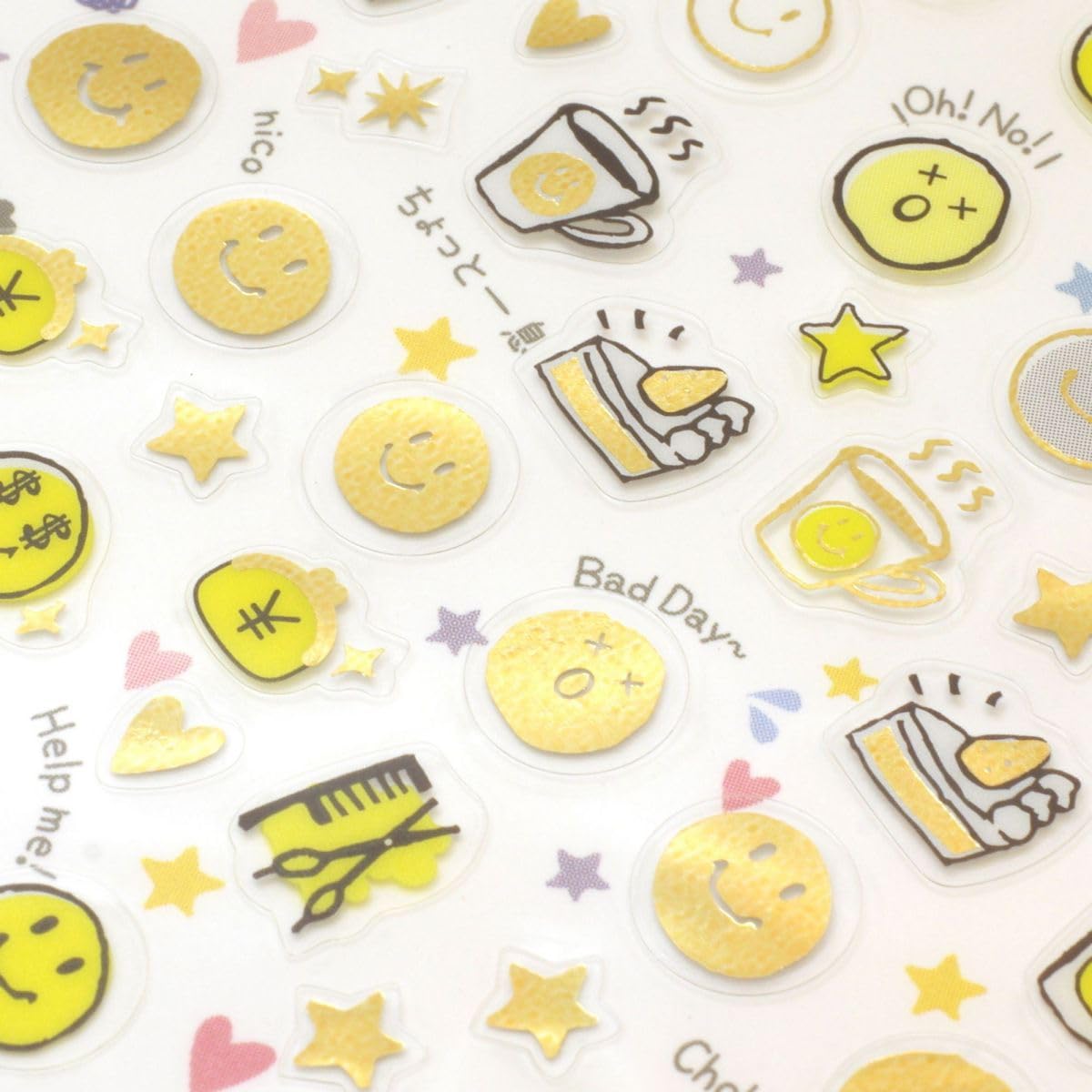 Amazon.co.jp: 金箔 スケジュールシール【ニコちゃん】かわいい 手帳