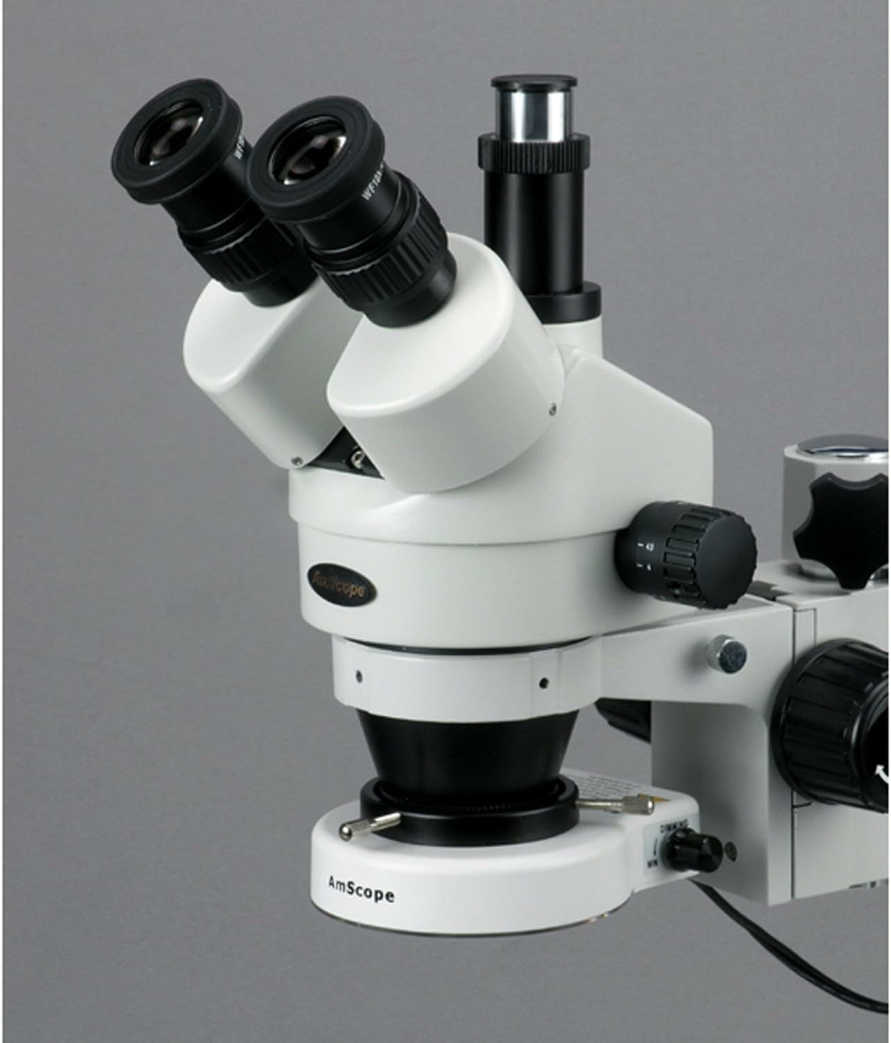 AmScope SM-3TX-80S de 3.5X-45X de zoom trinocular microscopio est-reo con soporte Boom