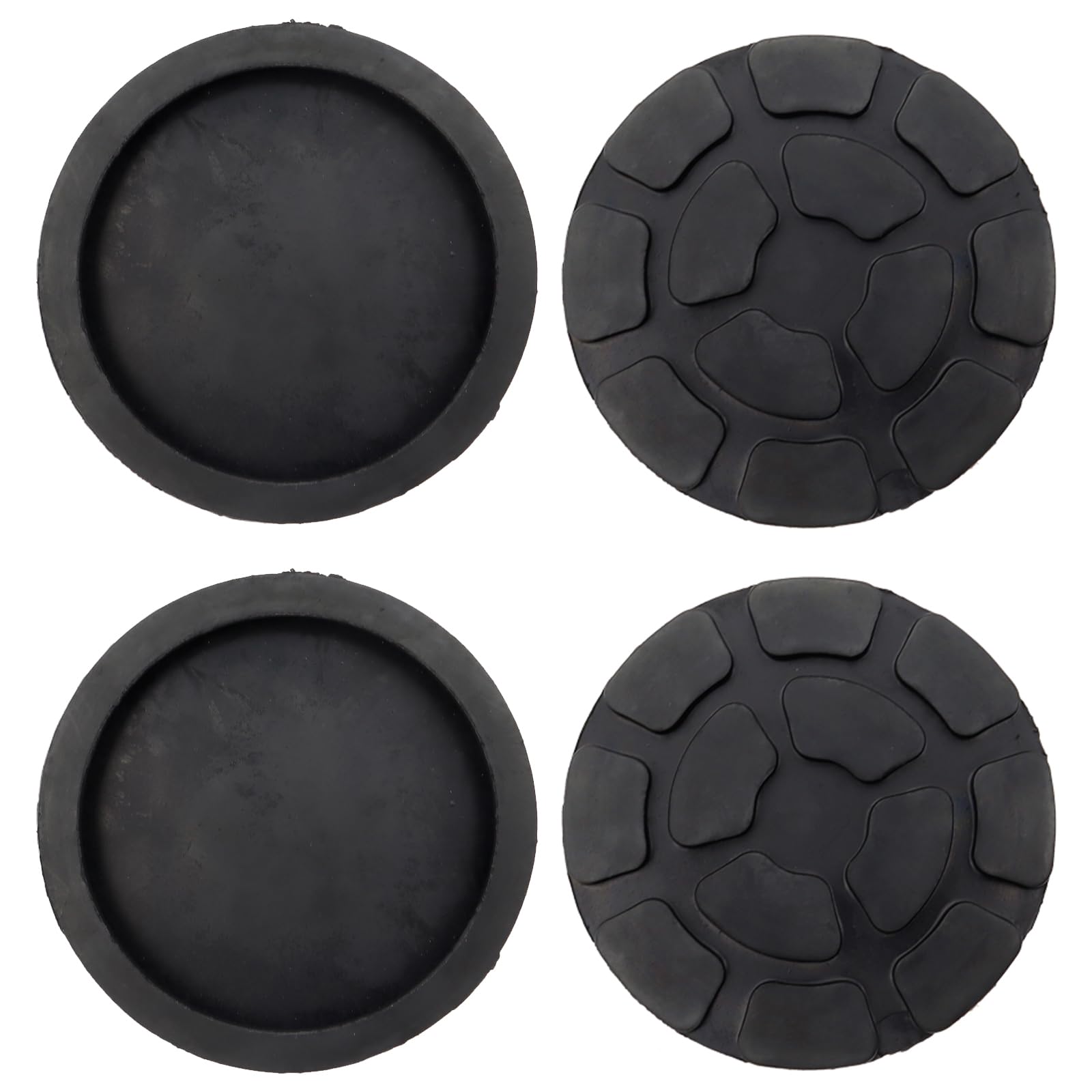 Soporte de plataforma elevadora universal de goma, 4 piezas, protege el vehículo