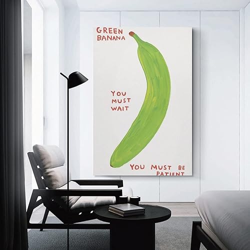 Miniatura 3 de Póster de arte de frutas David Shrigley Green Banana Wall Pictures Wall Art Paintings Lienzo Decoración de pared Decoración del Hogar Sala de estar