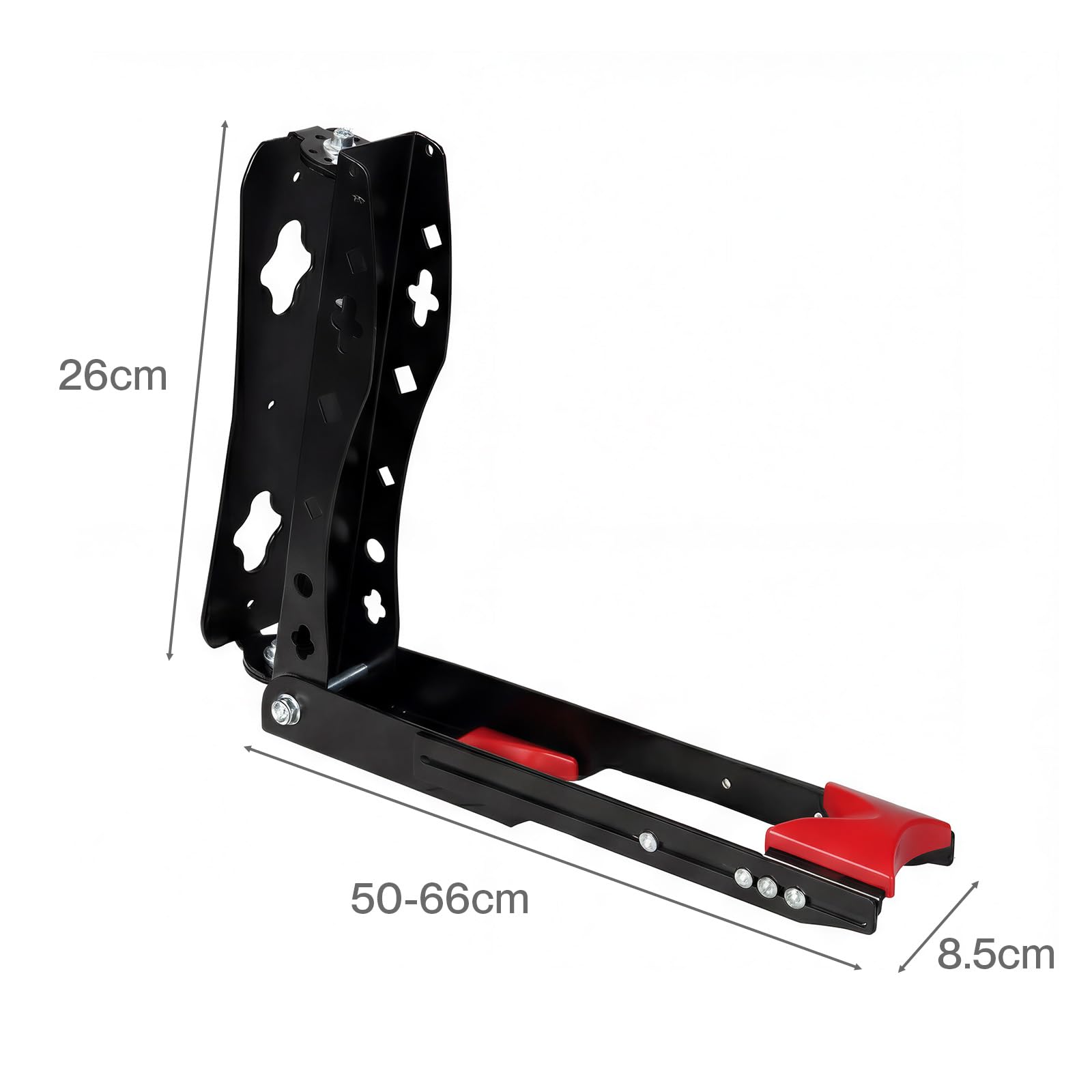 MONVELO Swivel Bike Wall Mount, Adjustable Bike Wall Rack Bike Hanger, Fits 24"-29" Tyres, Holds Up to 30kg - Image 2